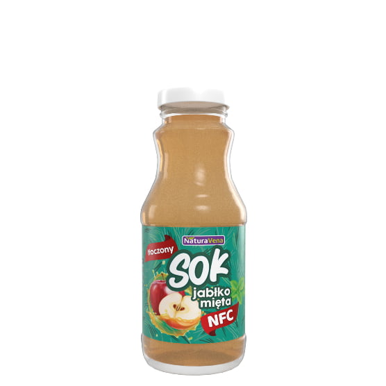 Suc de mere cu mentă NFC 250 ml - Naturavena