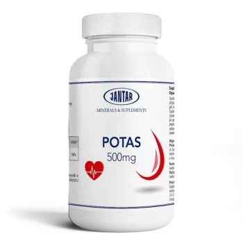 Potasiu, mineral esențial, 500 mg, Jantar, 60 cps