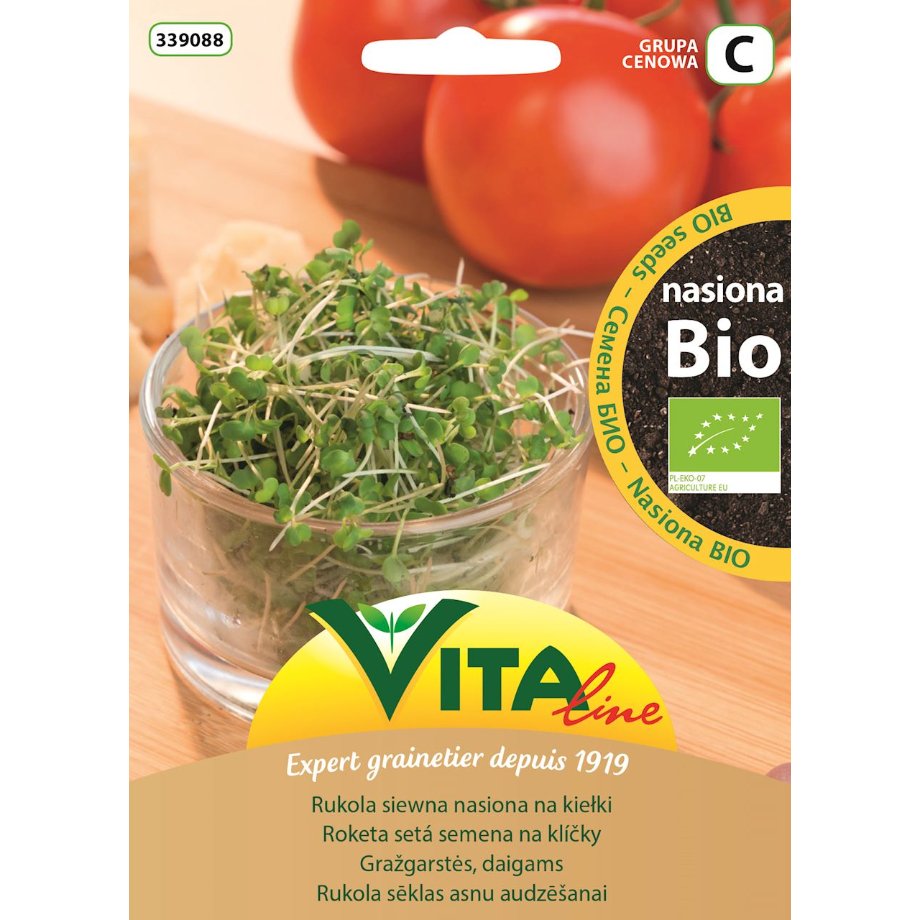 Semințe de rucola BIO pentru germeni 15 g - Vita Line