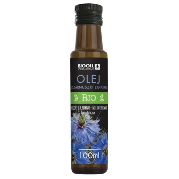 Ulei chimen negru egiptean, presat rece, bio, Biooil, 100 ml