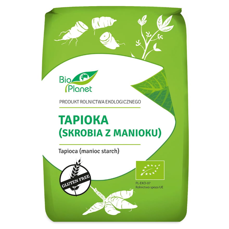 Tapioca (amidon de manioc) fără gluten BIO 800 g - Bio Planet