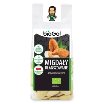 Migdale decojite Bio Biogol, ecologice, 100g