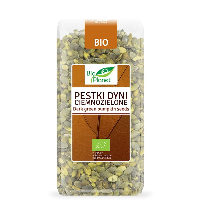 Semințe de dovleac verde închis BIO 350 g - Bio Planet