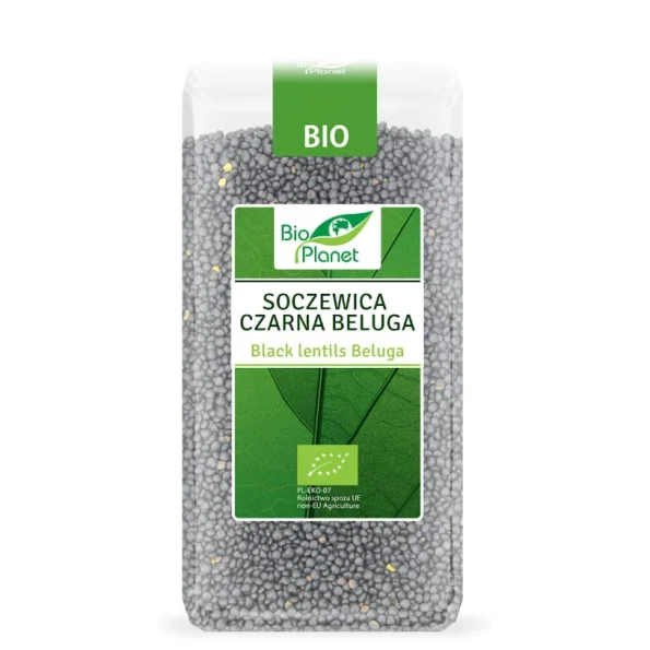 Linte neagra Beluga ecologica, proteica, Bio Planet, 400g