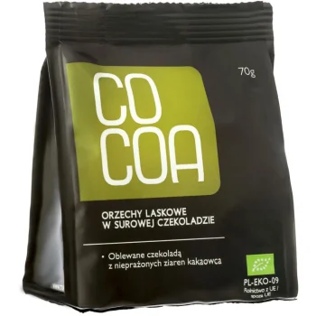 Alune de padure in ciocolata cruda Bio 70 g Cocoa