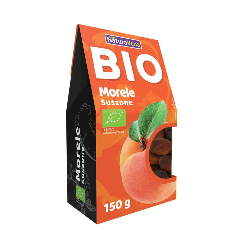 Caisă uscată BIO 150 g - Naturavena Bio