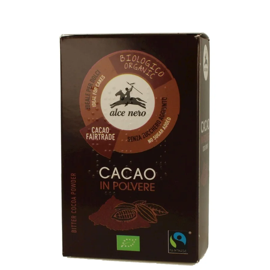 Pudră de cacao din Fair Trade BIO 75 g - Alce Nero