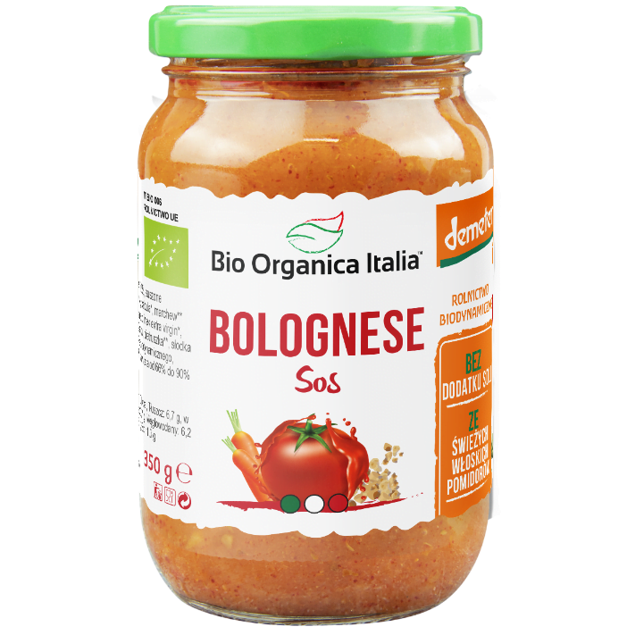 Demeter sos bolognese vegan BIO 350 g - Bio Organica Italia