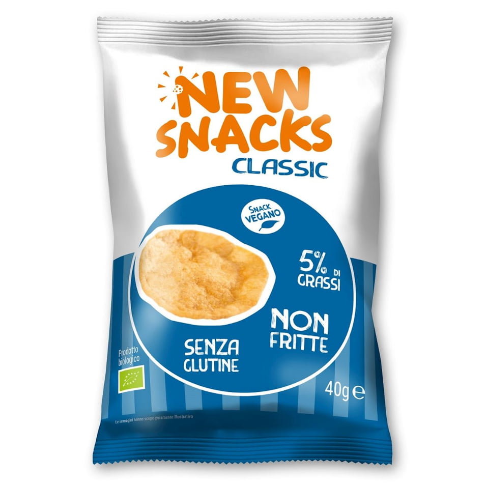 Chips de cartofi fără gluten BIO 40 g - New Snacks