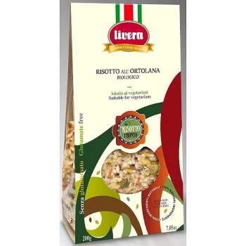 Amestec pentru risotto cu legume uscate fara gluten Bio 200 g Livera
