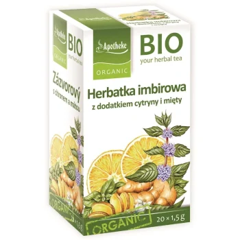Ceai digestiv, ghimbir lamaie menta, Bio, Apotheke, 30g