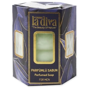 Săpun parfumat bărbătesc, 4 batoane, aromaterapie, LA DIVA, 180 g