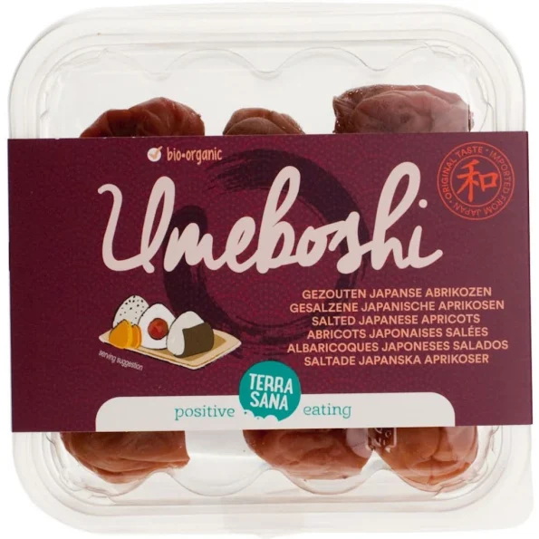 Umeboshi, prune japoneze murate Bio, Terrasana, 150g