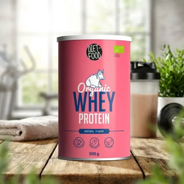 Concentrat natural de proteine din zer Bio Diet-Food 500g - Proteine & Suplimente alimentare