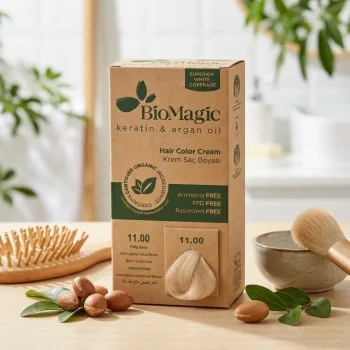 Vopsea de par Biomagic 11.00 blond platinat deschis 250g - Produse cosmetice