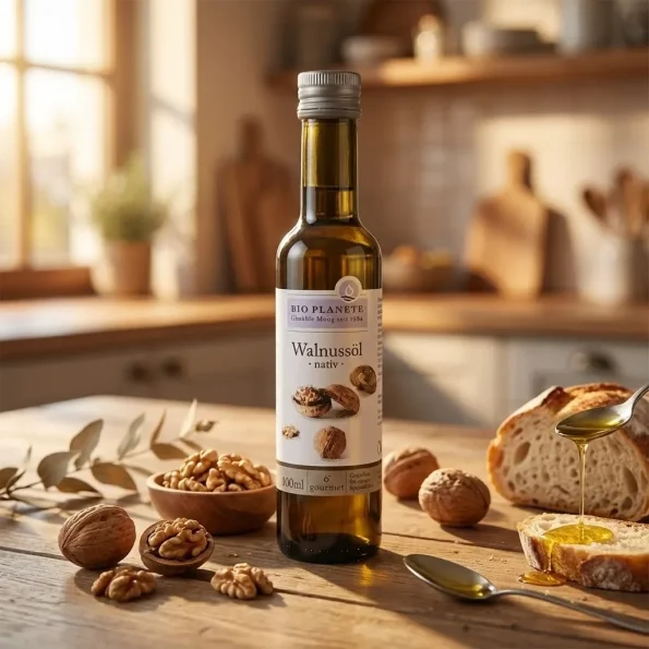 Ulei de nucă virgin presat la rece Bio Planète 100ml