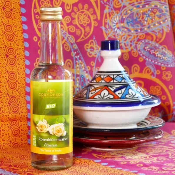 Apa de trandafiri Bio Cosmoveda, ingrijire ten, 250ml