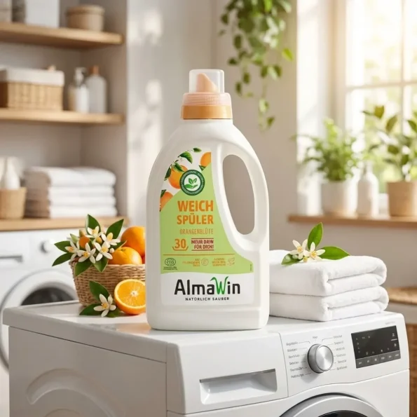 Balsam rufe, flori portocală, natural, AlmaWin, 750ml - Produse de curățenie ecologice