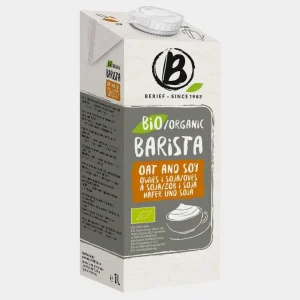 Bautura de soia pentru cafea cu fulgi de ovaz Barista Bio 1L Berief
