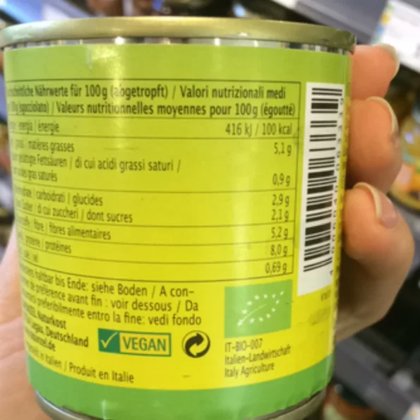 Boabe de soia Edamame, conservate in saramura, bio, Rapunzel, 200 g