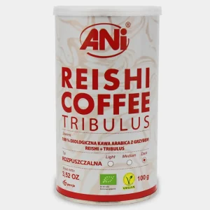 Cafea instant arabica cu ciuperci reishi si tribulus Bio 100 g