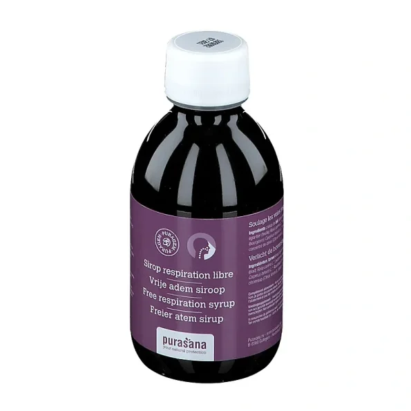 Sirop pentru căi respiratorii, supliment extracte plante, Purasana, 200 ml