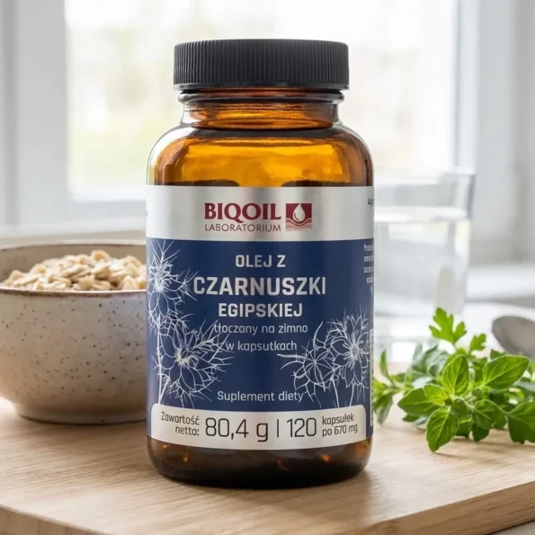 Ulei de chimen negru egiptean presat la rece Biooil 120 capsule (670 mg) - Vitamine minerale remedii naturale