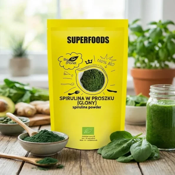 Spirulina pudră bio organică, 200g, Bio Planet