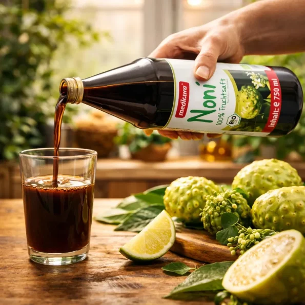 Suc noni bio NFC direct presat Medicura 750ml antioxidanti imunitate