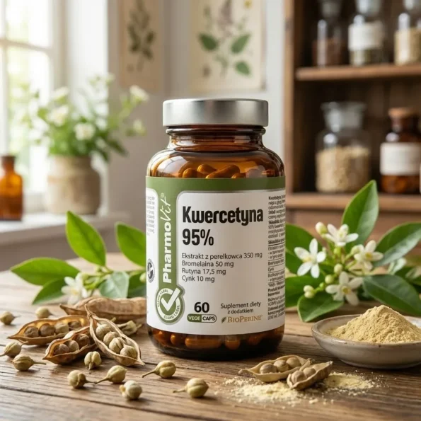 Quercetină din floare de perlă japoneză, Pharmovit, 60 buc