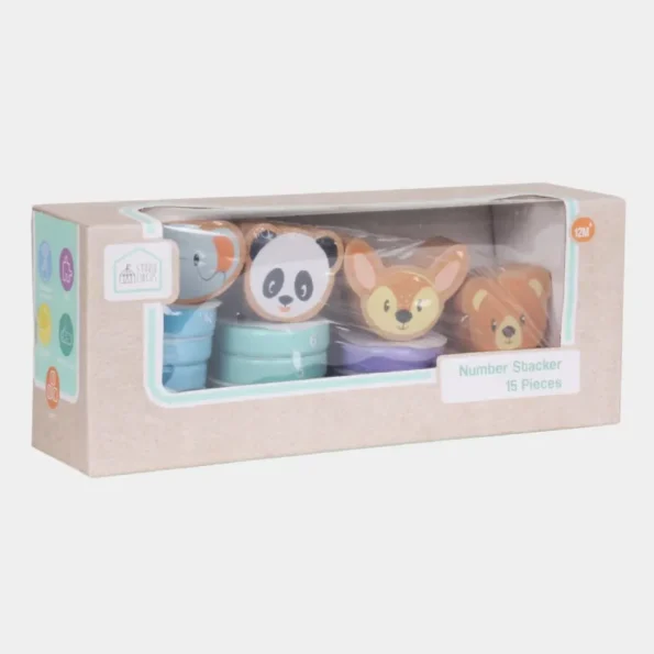 Jucarie interactiva numaratoare din lemn multicolor Studio Circus Sun Baby