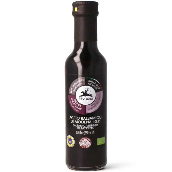 Otet balsamic, filtrat, Modena, struguri bio, Alce Nero, 250 ml