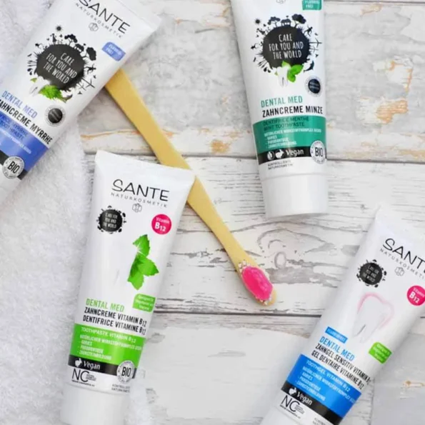 Pasta de dinti cu vitamina B12 si fluor ECO 75 ml Sante