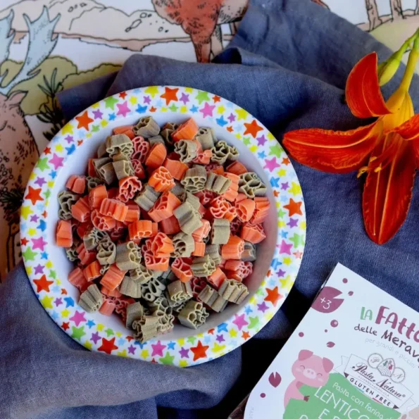 Paste de orez tricolore pentru copii Dinozauri