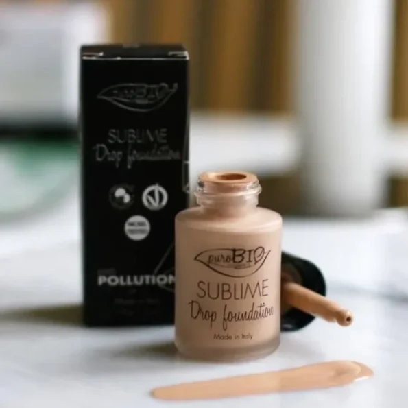 Fond de ten lichid, Eco Drop Foundation 02Y, Purobio, 19 g