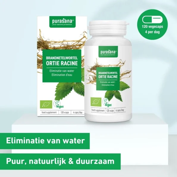 Radacina de urzica, supliment Bio, 210 mg, Purasana 120 cps