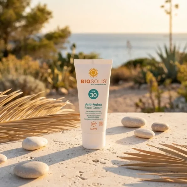 Crema protectie solara faciala antirid SPF 30, ecologica, Biosolis, 50 ml - Produse cosmetice