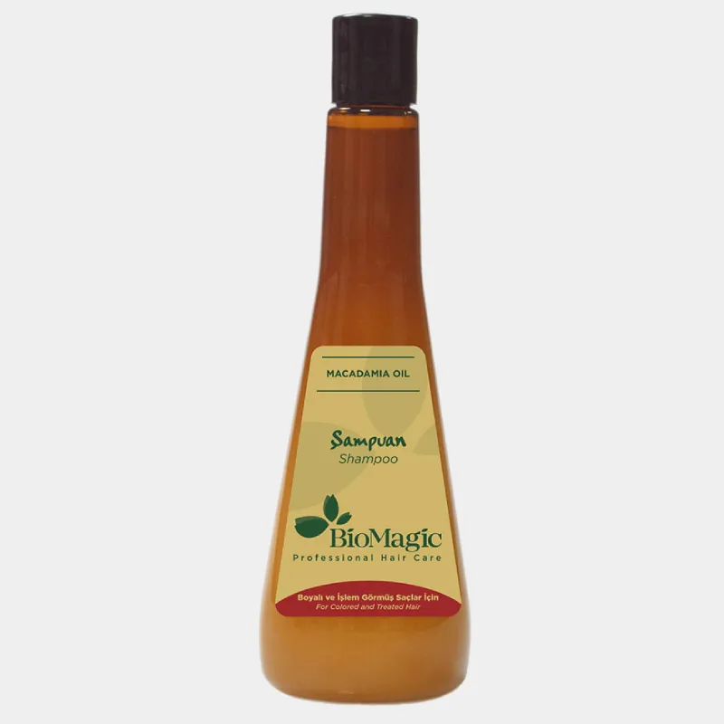 Șampon pentru părul vopsit cu ulei de macadamia 300 ml biomagic