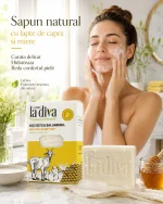 Săpun solid cu lapte de capră și miere, La Diva, 100 g - Produse de igiena personala