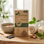 Vopsea de par blond bej deschis fara amoniac 8.72 Biomagic 250 g - Produse cosmetice