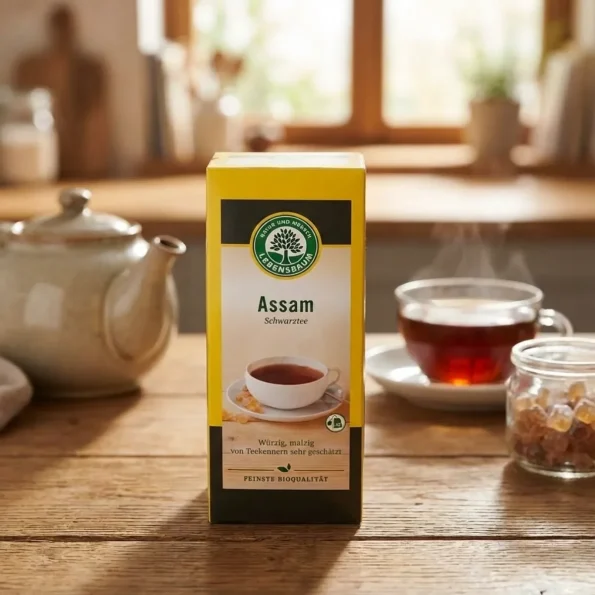 Ceai negru Assam bio, 40 g, Lebensbaum - Ceaiuri naturale