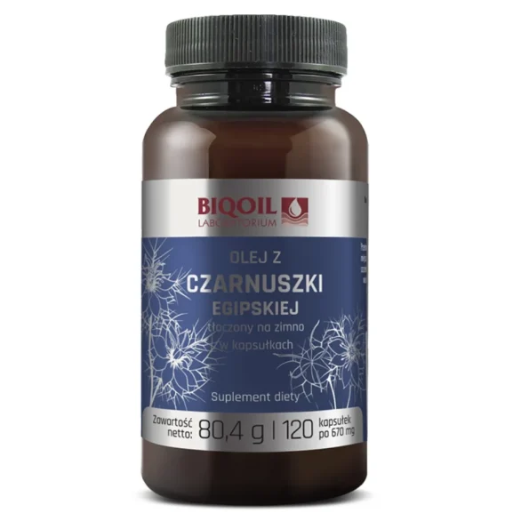 Ulei de chimen negru egiptean presat la rece Biooil 120 capsule (670 mg) - Vitamine minerale remedii naturale