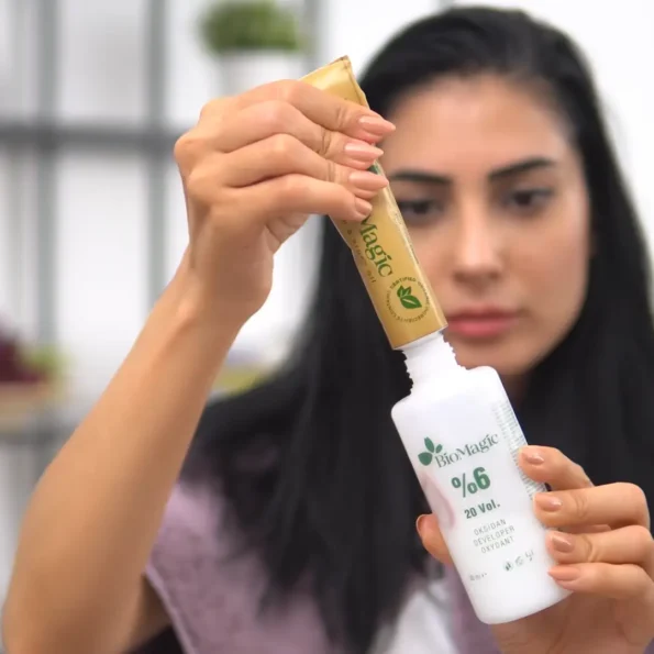 Vopsea de par negru Biomagic 1.00 fara amoniac 250 g