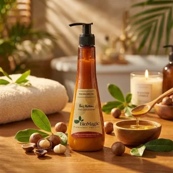 Balsam par vopsit cu ulei de macadamia Biomagic 300ml