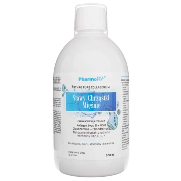 Colagen hidrolizat articulatii si muschi, 500 ml, Pharmovit - Vitamine minerale remedii naturale