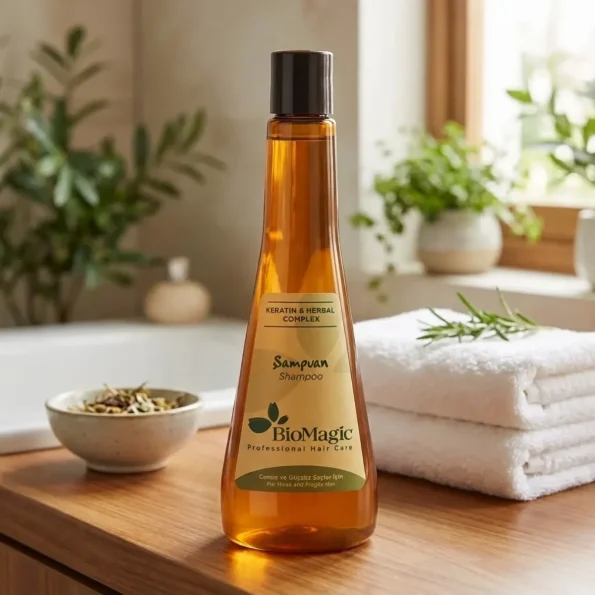 Șampon fortificant cu keratină pentru păr fragil Biomagic, 300 ml - Produse de igiena personala