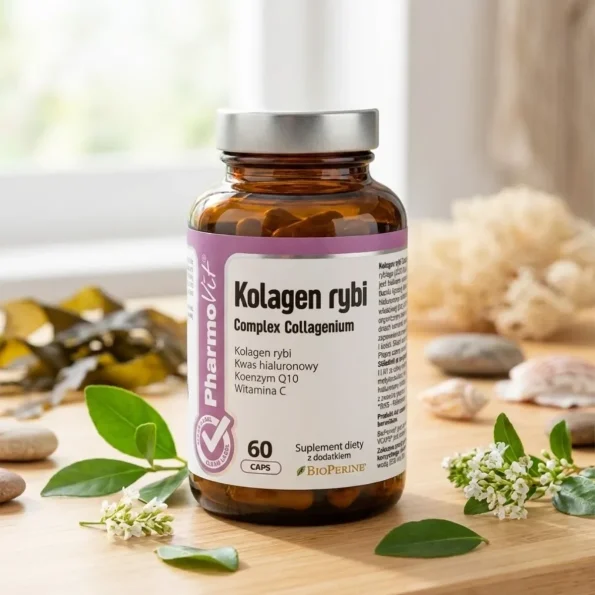 Colagen de peste, articulatii, piele, Pharmovit, 60 buc - Vitamine minerale remedii naturale