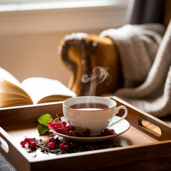 Ceai negru cu coacăze, Bio, Fair Trade, Clipper, 40g