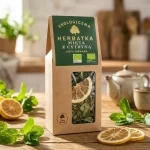 Ceai bio liofilizat, mentă, lămâie, răcoritor, Dary Natury, 100g - Vitamine si Suplimente pentru Imunitate