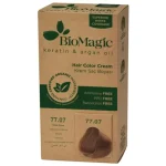 Vopsea de păr fără amoniac blond șaten, Biomagic 77.07 - Produse cosmetice